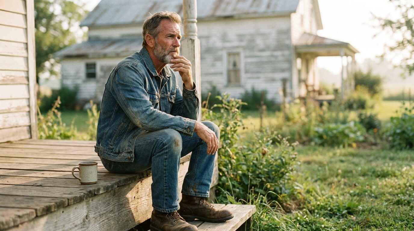 Man in his early 60s on his porch weighing when to claim Social Security